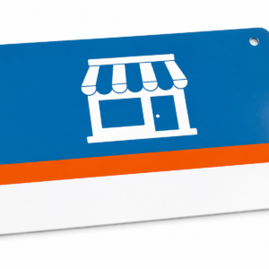 Plaque de signalisation magasin UV — MARKAGENIE, spécialiste impression UV